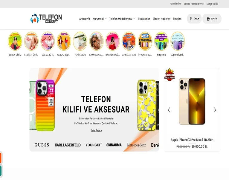 Telefon Elektronik Siparişi