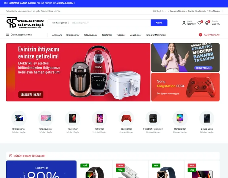 Elektronik Satışı E-Ticaret